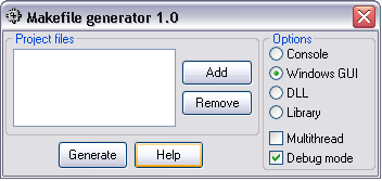 makefile generator